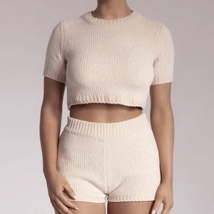 Meshki Carmela Chenille Cream Set